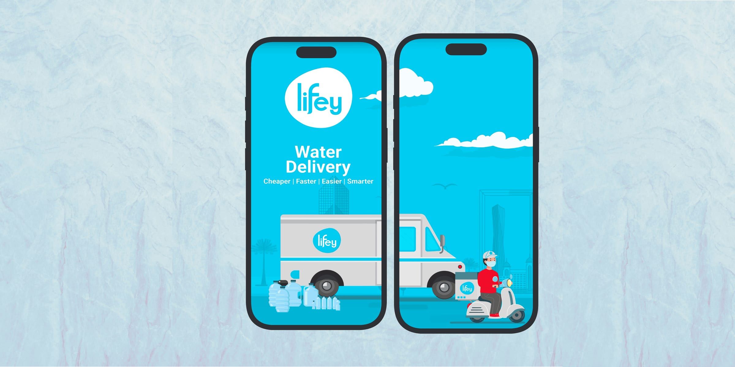 Lifey splash and onboarding screens